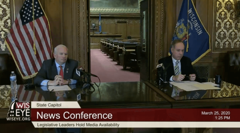 These Republicans Said Wisconsin Needed Another COVID Relief Bill. Now They’re Silent.