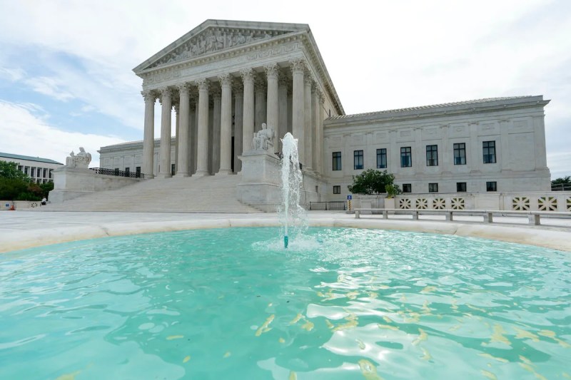 The U.S. Supreme Court is seen in Washington, DC, early Monday, June 15, 2020. (AP Photo/J. Scott Applewhite)