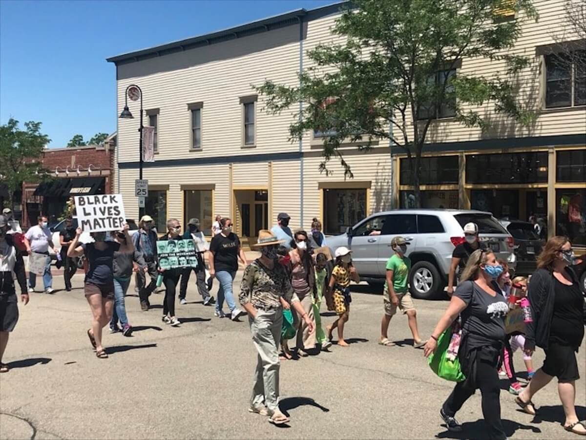 Hundreds Attend Black Lives Matter Demonstration in Mount Horeb