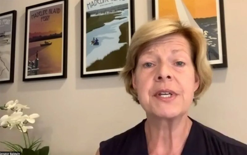 Baldwin Slams GOP For Dragging Feet on Latest COVID Relief Bill