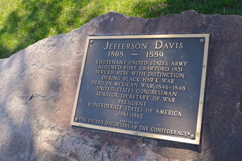 A Confederate Memorial to Jefferson Davis in Wisconsin? Yes, and It May Be There for a While.
