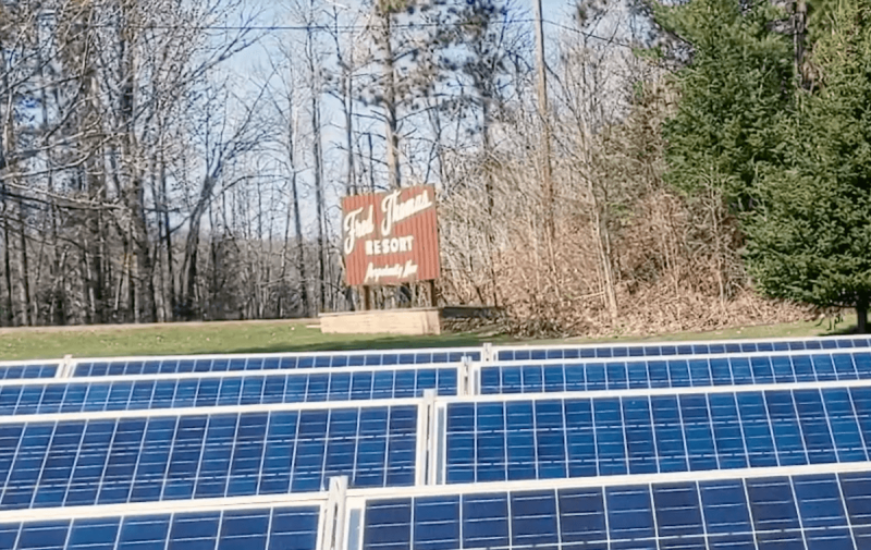 Fred Thomas resort solar array