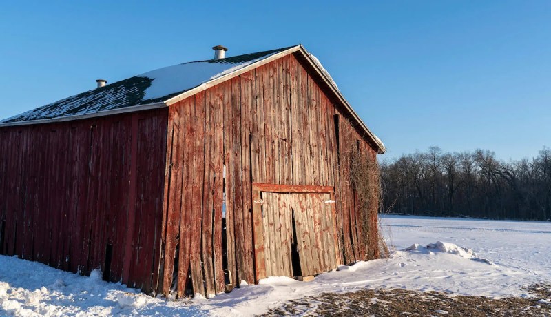 Barns near McFarland
