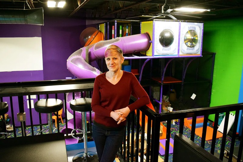 Becky Cooper in Bounce Milwaukee