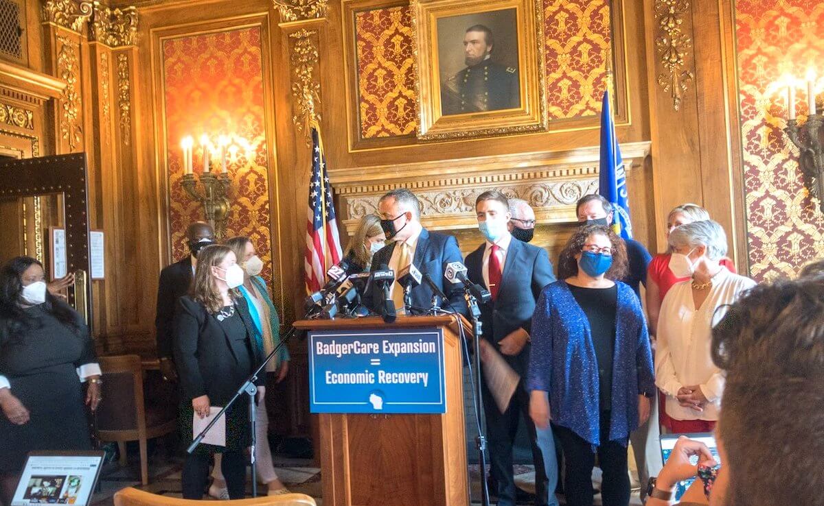 Democratic BadgerCare press conference