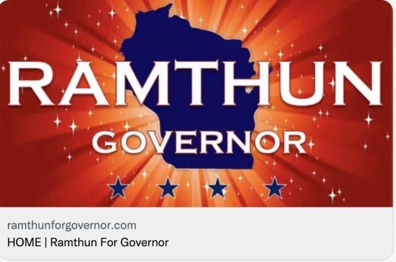 A website touting a possible campaign for governor by state Rep. Timothy Ramthun (R-Campbellsport) was spotted Wednesday and then quickly taken down as speculation built over whether the conspiracy-driven lawmaker would make a formal announcement soon.