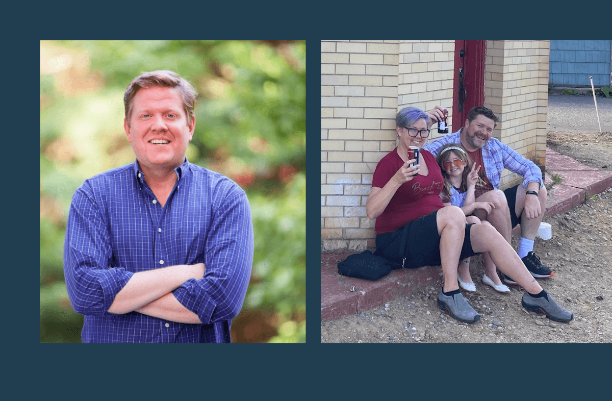 Kirk Bangstad and California visitors