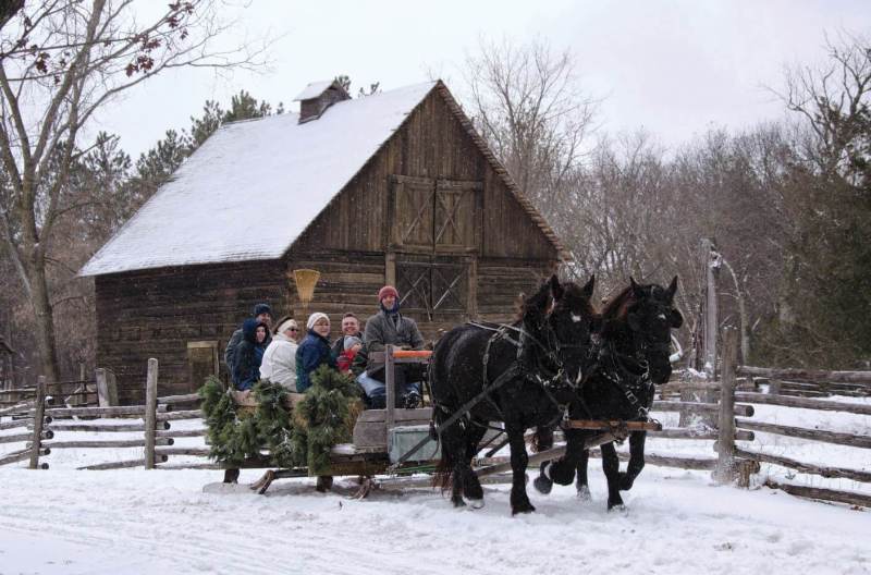Old World Wisconsin Sleigh Ride