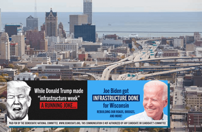 Biden billboard in Milwaukee