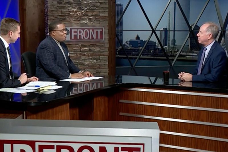 Assembly Speaker Robin Vos on Upfront (Image from WISN-TV)