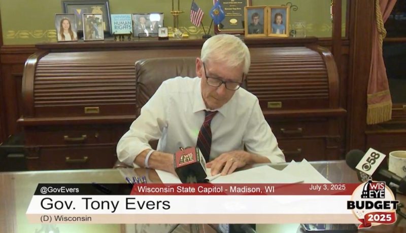 Wisconsin state budget for 2025 signed by Gov. Evers