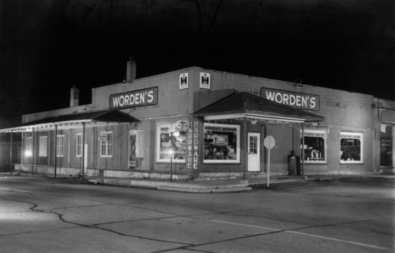 Worden's Hardware store.