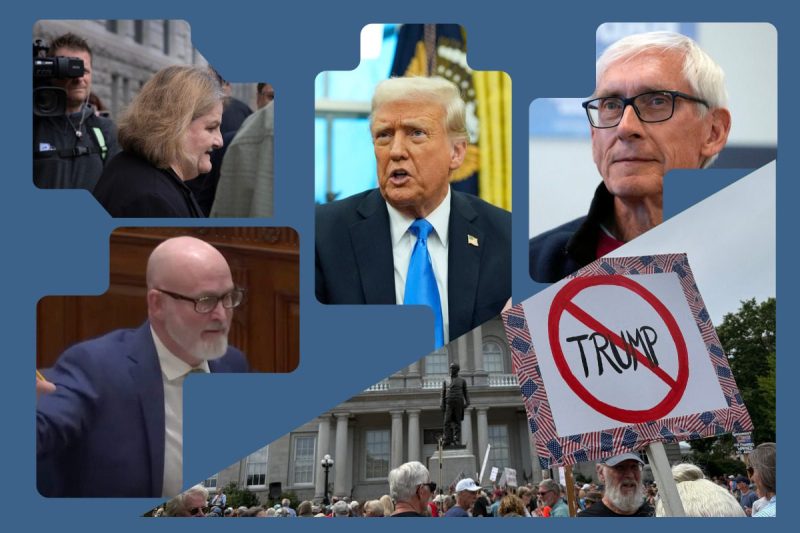 Wisconsin News 2025 Year in Review Trump Evers Van Orden Dugan