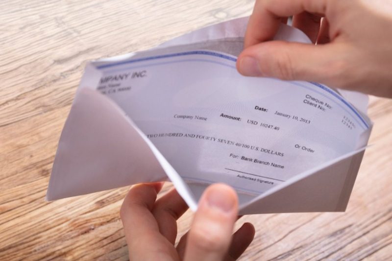 Minimum wage pay envelope